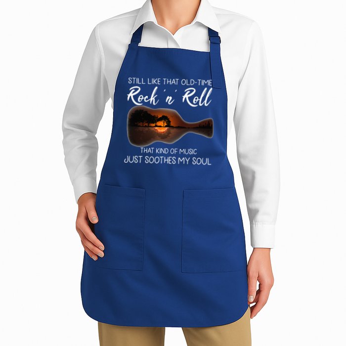 Still Like That Old Time Rock N Roll That Kind Of Music Apron