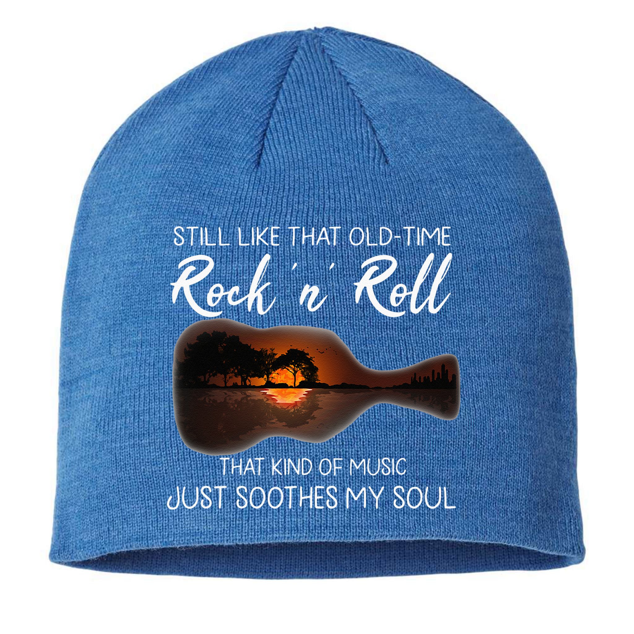 Still Like That Old Time Rock N Roll That Kind Of Music Sustainable Beanie