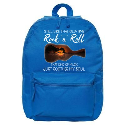 Still Like That Old Time Rock N Roll That Kind Of Music 16 in Basic Backpack