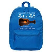 Still Like That Old Time Rock N Roll That Kind Of Music 16 in Basic Backpack