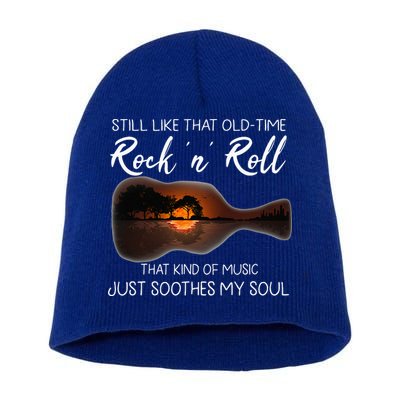 Still Like That Old Time Rock N Roll That Kind Of Music Short Acrylic Beanie