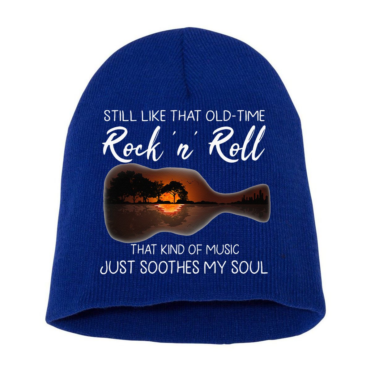 Still Like That Old Time Rock N Roll That Kind Of Music Short Acrylic Beanie