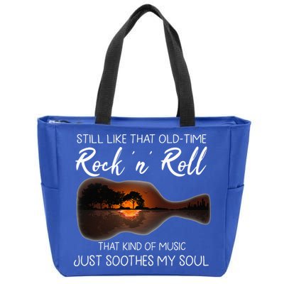 Still Like That Old Time Rock N Roll That Kind Of Music Zip Tote Bag