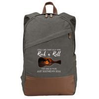 Still Like That Old Time Rock N Roll That Kind Of Music Cotton Canvas Backpack