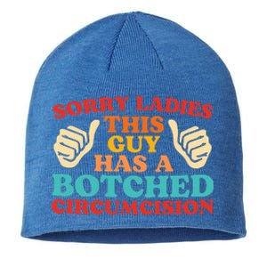 Sorry Ladies This Guy Has A Botched Circumcision Retro Sustainable Beanie