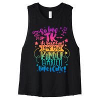 So Long Tk ItS Been Fun Look Out Kindergarten Here I Come Women's Racerback Cropped Tank