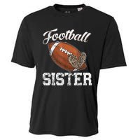 Sister Leopard Tee Ball Funny Mother's Day Cooling Performance Crew T-Shirt