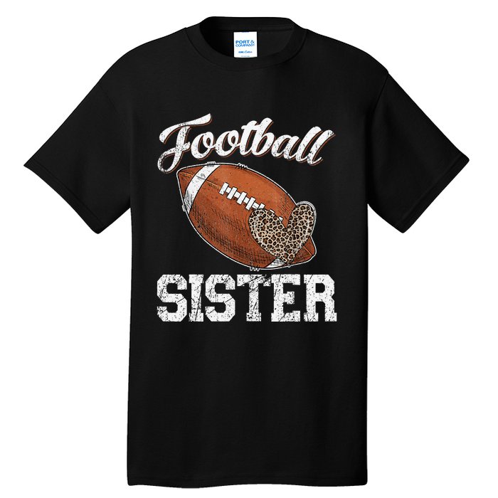 Sister Leopard Tee Ball Funny Mother's Day Tall T-Shirt