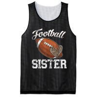 Sister Leopard Tee Ball Funny Mother's Day Mesh Reversible Basketball Jersey Tank