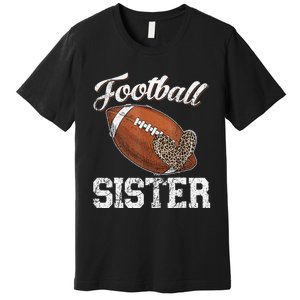 Sister Leopard Tee Ball Funny Mother's Day Premium T-Shirt