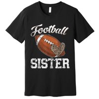 Sister Leopard Tee Ball Funny Mother's Day Premium T-Shirt