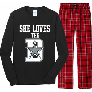 She Loves The D Dallas Long Sleeve Pajama Set