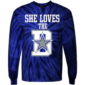 She Loves The D Dallas Tie-Dye Long Sleeve Shirt