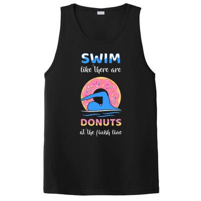 Swim Like There Are Donuts At The Finish Line PosiCharge Competitor Tank