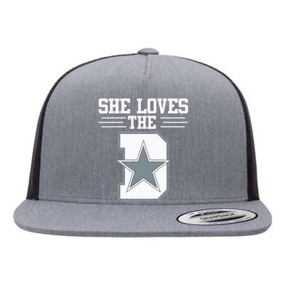 She Loves The D Dallas Flat Bill Trucker Hat