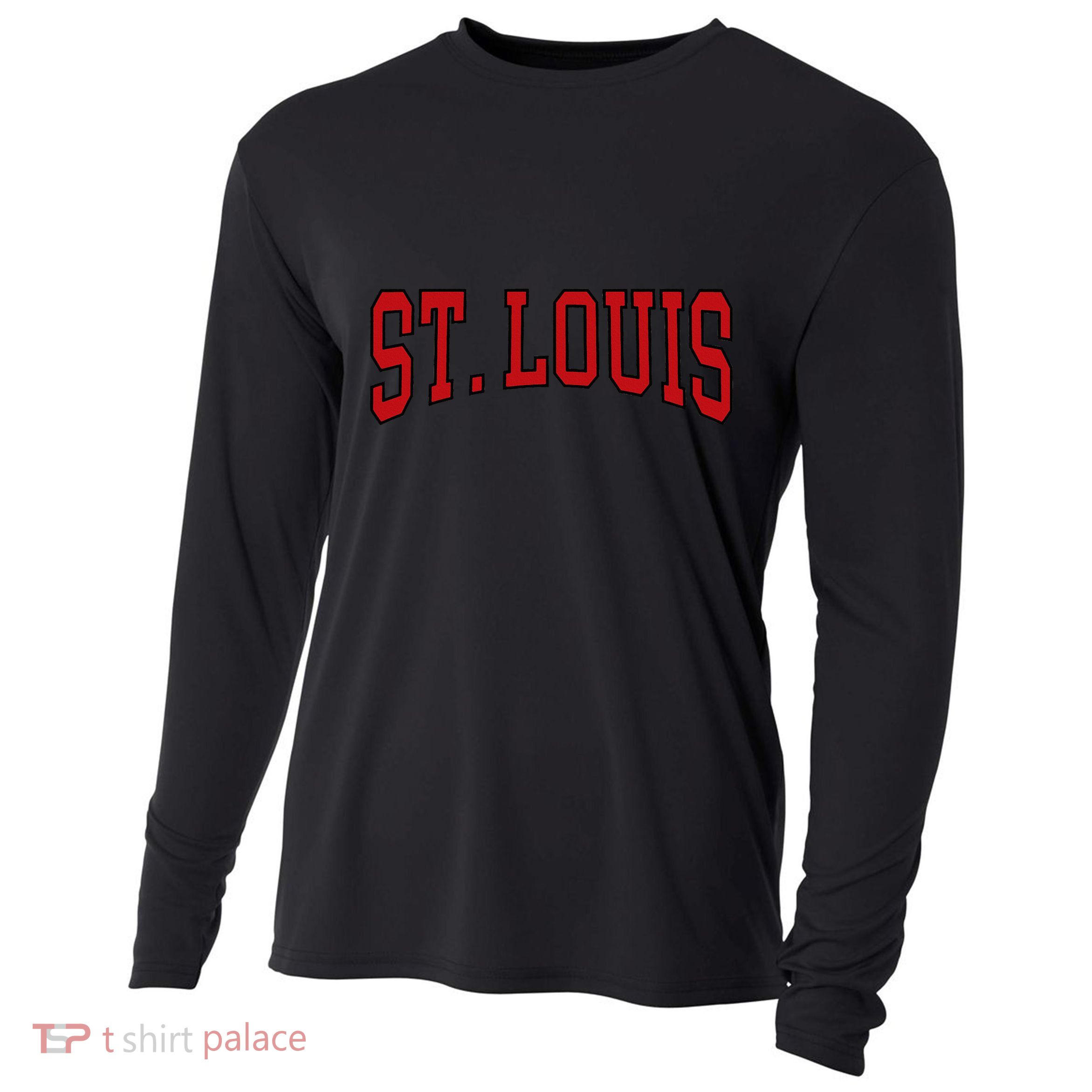 St. Louis Text Cooling Performance Long Sleeve Crew