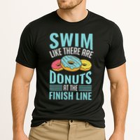 Swim Like There Are Donuts, Swimming Funny Swimmer Cooling Performance Crew T-Shirt