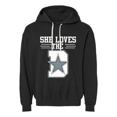 She Loves the D Dallas Garment-Dyed Fleece Hoodie