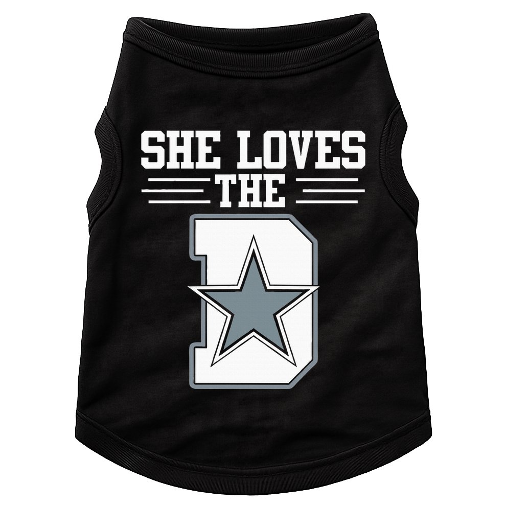 She Loves the D Dallas Doggie Tank