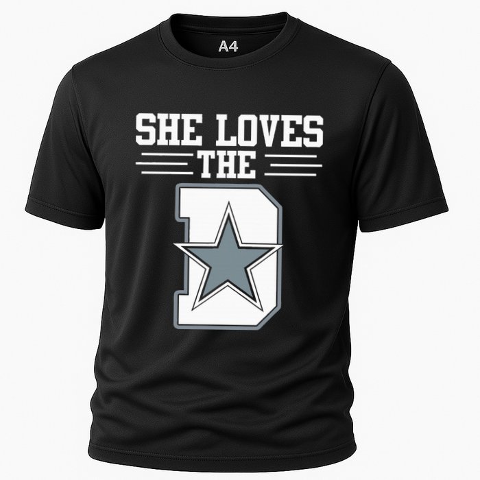 She Loves the D Dallas Cooling Performance Crew T-Shirt