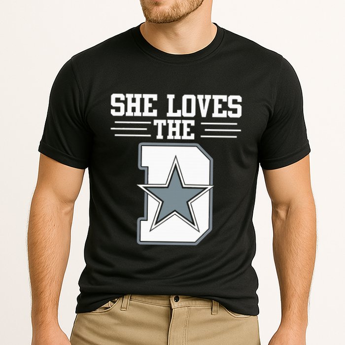 She Loves the D Dallas Cooling Performance Crew T-Shirt