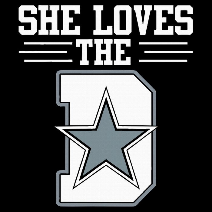 She Loves the D Dallas Cooling Performance Crew T-Shirt