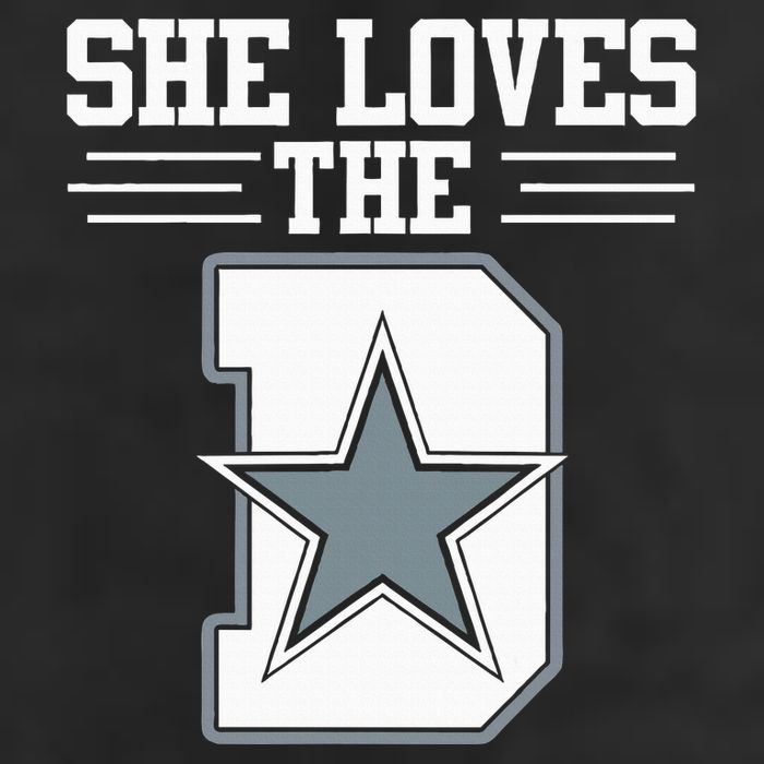 She Loves the D Dallas Adult Drive Performance Visor