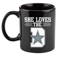 She Loves the D Dallas 11oz C Handle Ceramic Mug