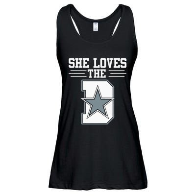 She Loves the D Dallas Ladies Essential Flowy Tank