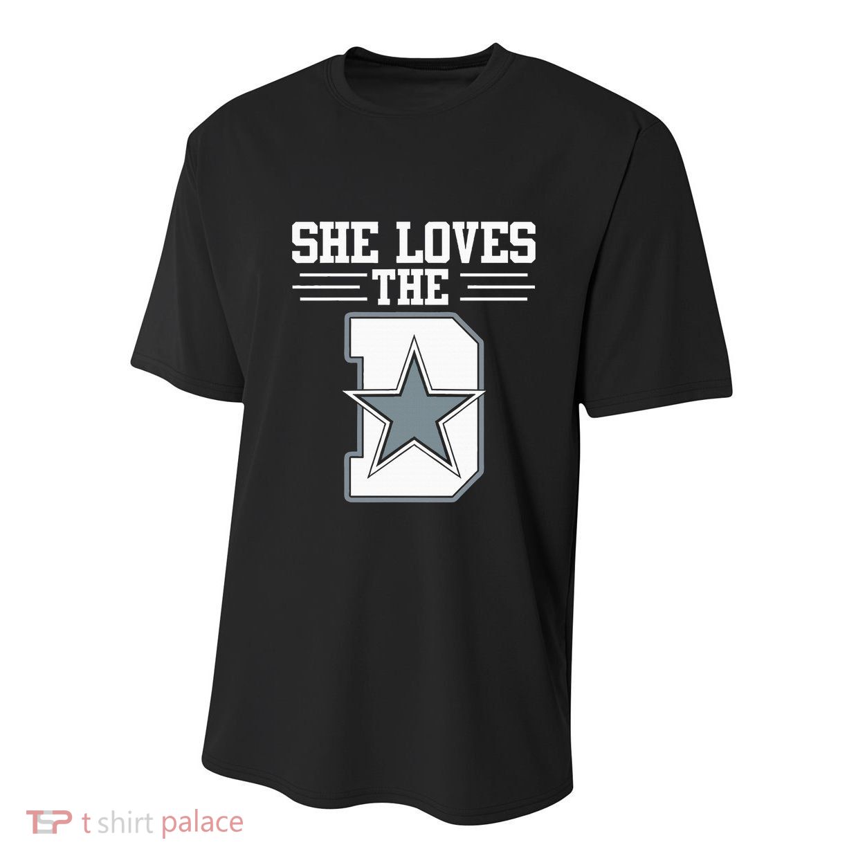 She Loves the D Dallas Youth Performance Sprint T-Shirt