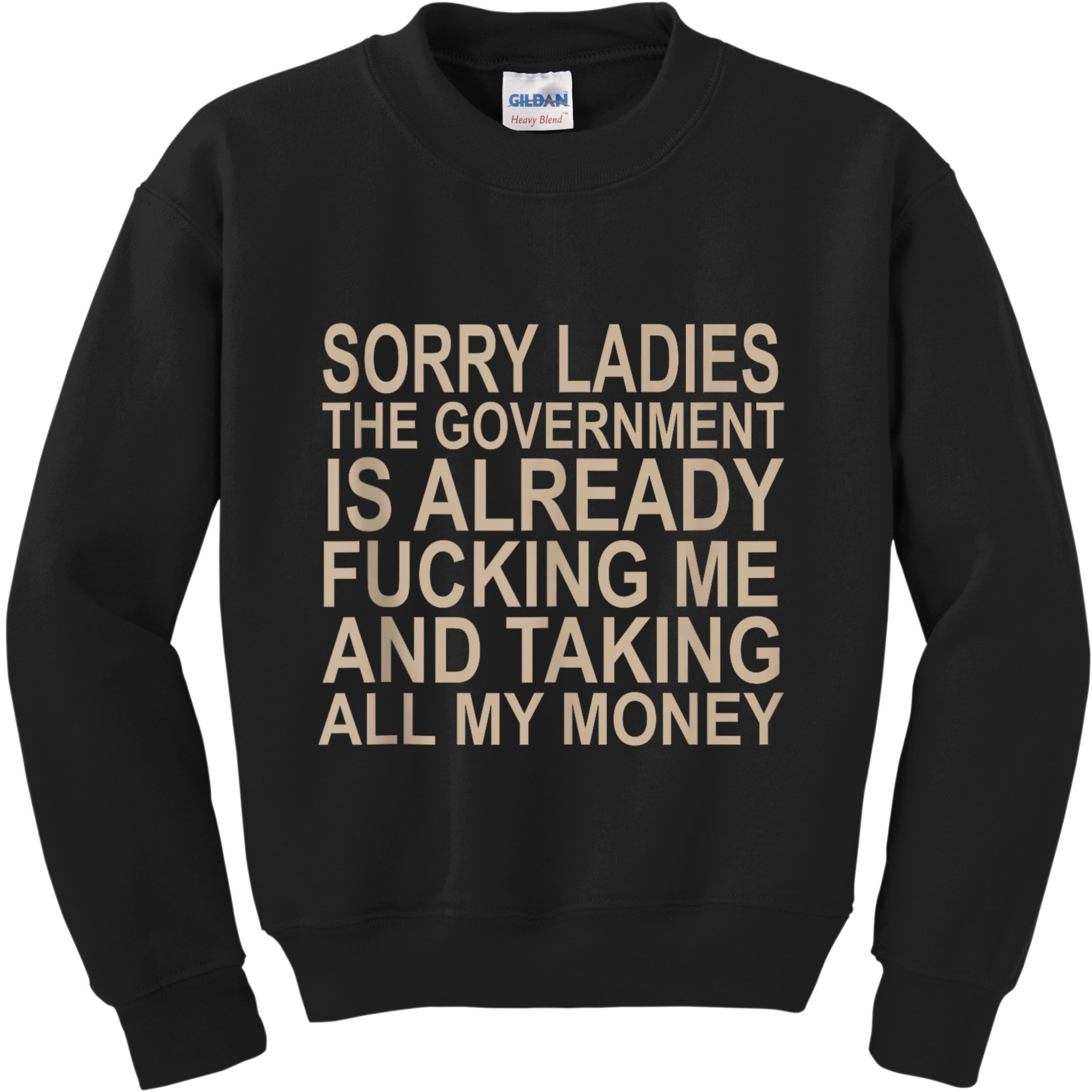 Sorry Ladies The Government Is Already Fucking Me And Taking Kids Sweatshirt