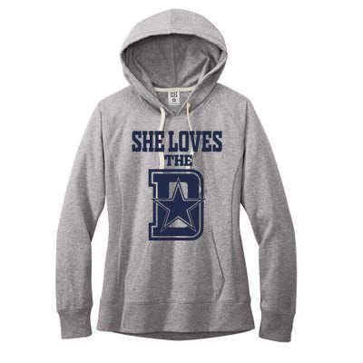 She Love The D Dallas Women's Fleece Hoodie