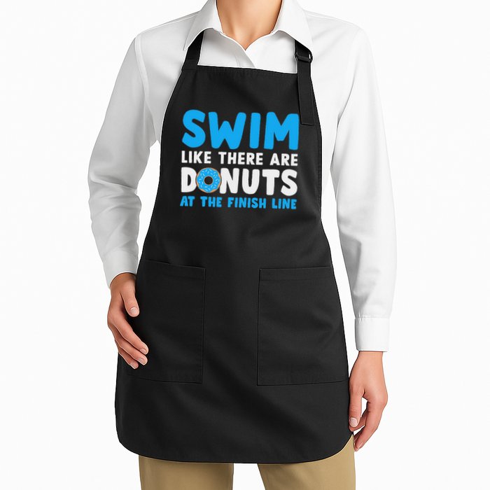 Swim Like There Are Donuts, Swimming Funny Swimmer Apron
