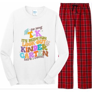 So Long Transitional Kindergarten Grad Look Out Kindergarten Long Sleeve Pajama Set