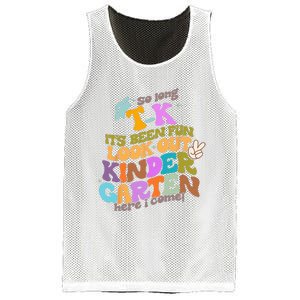 So Long Transitional Kindergarten Grad Look Out Kindergarten Mesh Reversible Basketball Jersey Tank