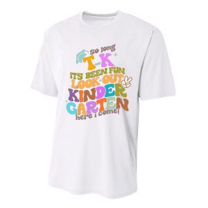 So Long Transitional Kindergarten Grad Look Out Kindergarten Performance Sprint T-Shirt