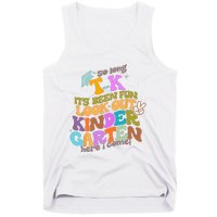 So Long Transitional Kindergarten Grad Look Out Kindergarten Tank Top