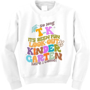 So Long Transitional Kindergarten Grad Look Out Kindergarten Kids Sweatshirt