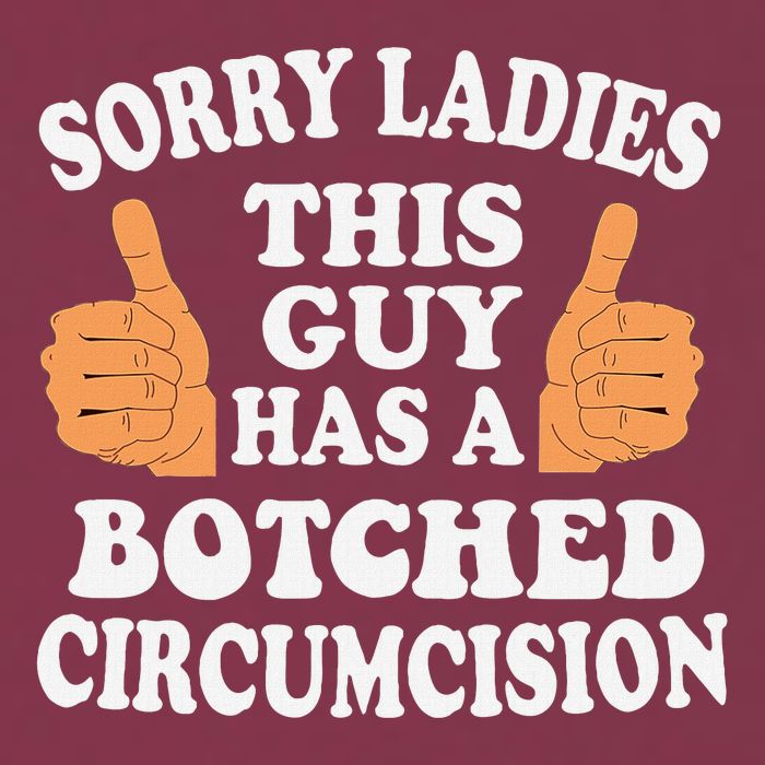 Sorry Ladies This Guy Has A Botched Circumcision Funny 16oz Travel Tumbler