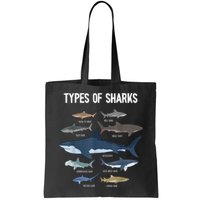 Shark Lover Types Of Sharks Kinds Of Sharks Shark Bag