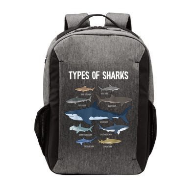 Shark Lover Types Of Sharks Kinds Of Sharks Shark Vector Backpack