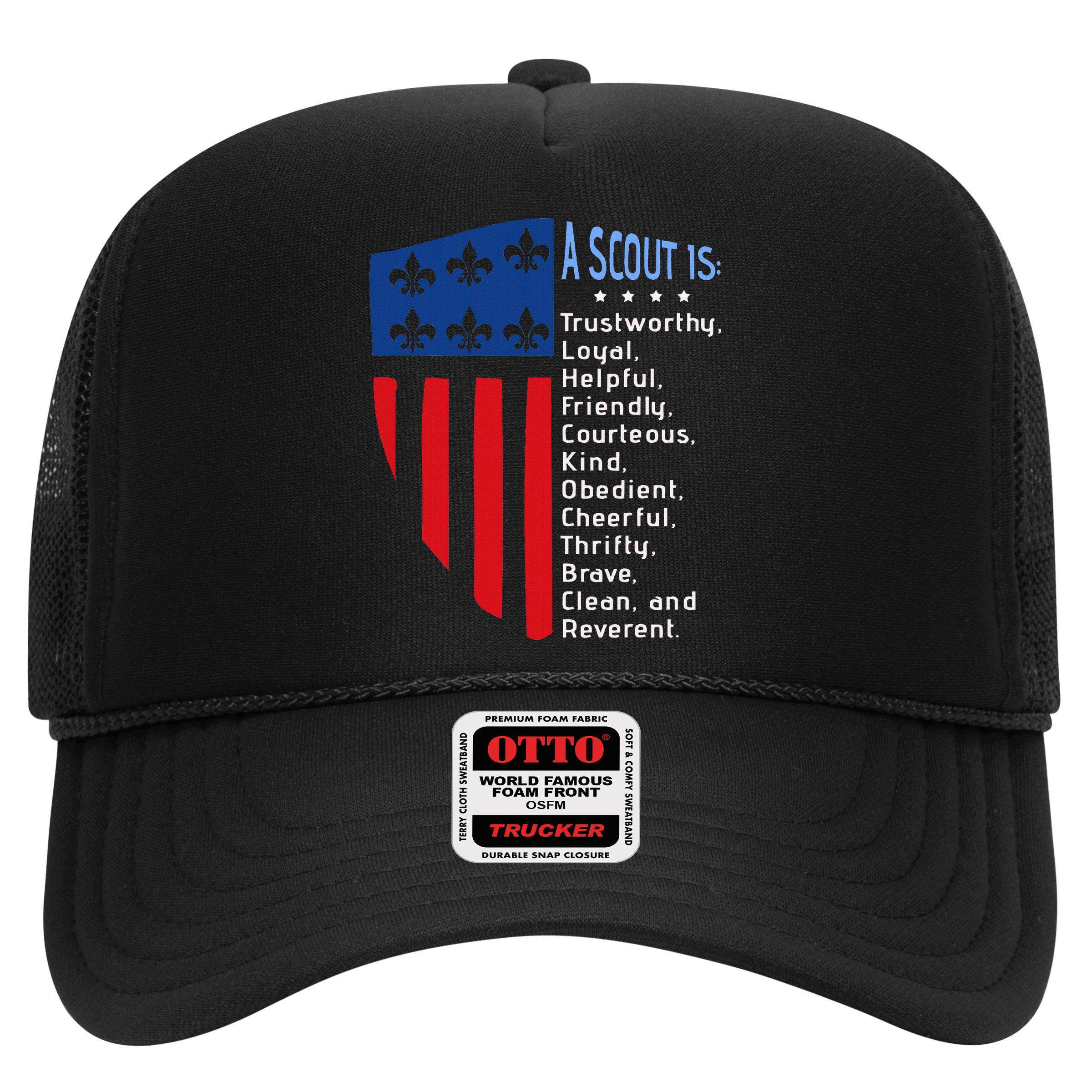 Scouting Law Us America Flag Scouting Law Gift Hat
