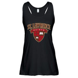 St. Lawrence University Saints Shield Ladies Essential Flowy Tank