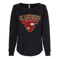 St. Lawrence University Saints Shield Womens California Wash Sweatshirt