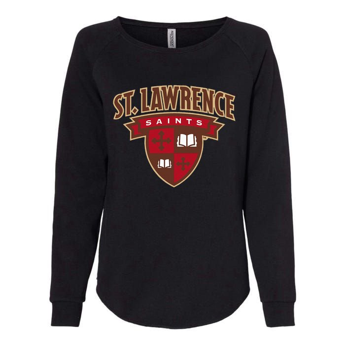 St. Lawrence University Saints Shield Womens California Wash Sweatshirt