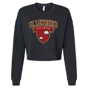 St. Lawrence University Saints Shield Cropped Pullover Crew