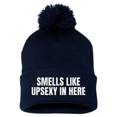 Smells Like Up Sexy In Here Pom Pom 12in Knit Beanie