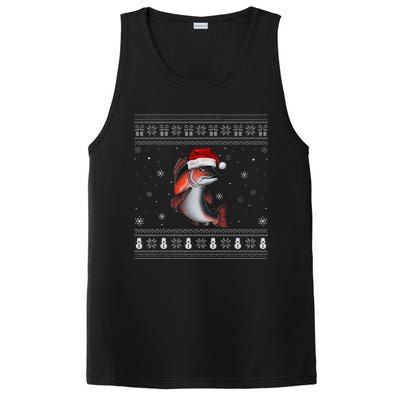 Salmon Loverssanta Ugly Xmas Sweater PosiCharge Competitor Tank