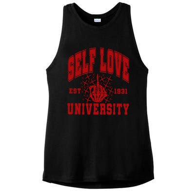 Self Love University Est 1931 Ladies PosiCharge Tri-Blend Wicking Tank