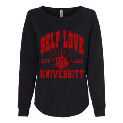 Self Love University Est 1931 Womens California Wash Sweatshirt